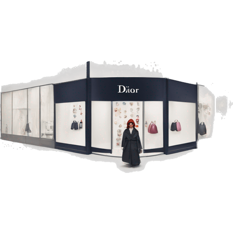 Dior boutique emoji