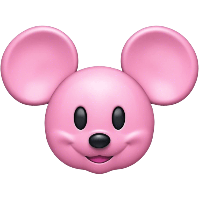 Pink mickey ears from disney world emoji