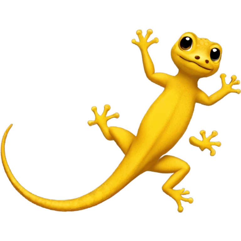 Yellow gecko emoji