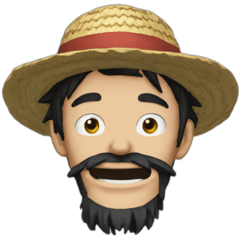 luffy beard emoji