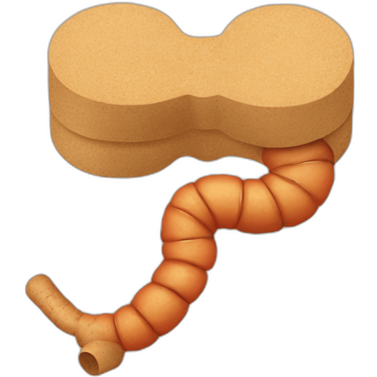 digestive tract with cork emoji