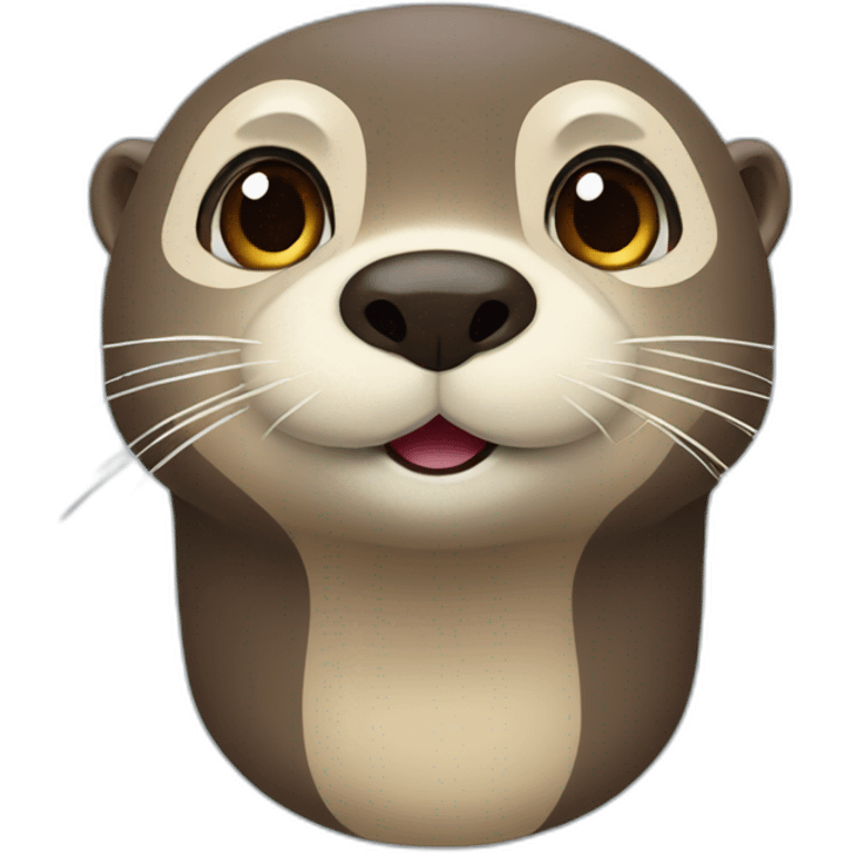 Loutre coqué emoji