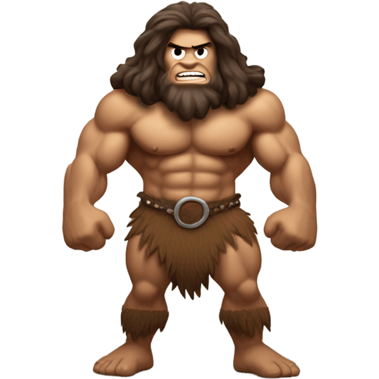 Hot caveman emoji