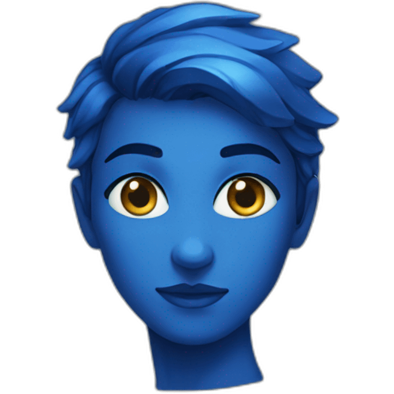 Sapphire gaze emoji