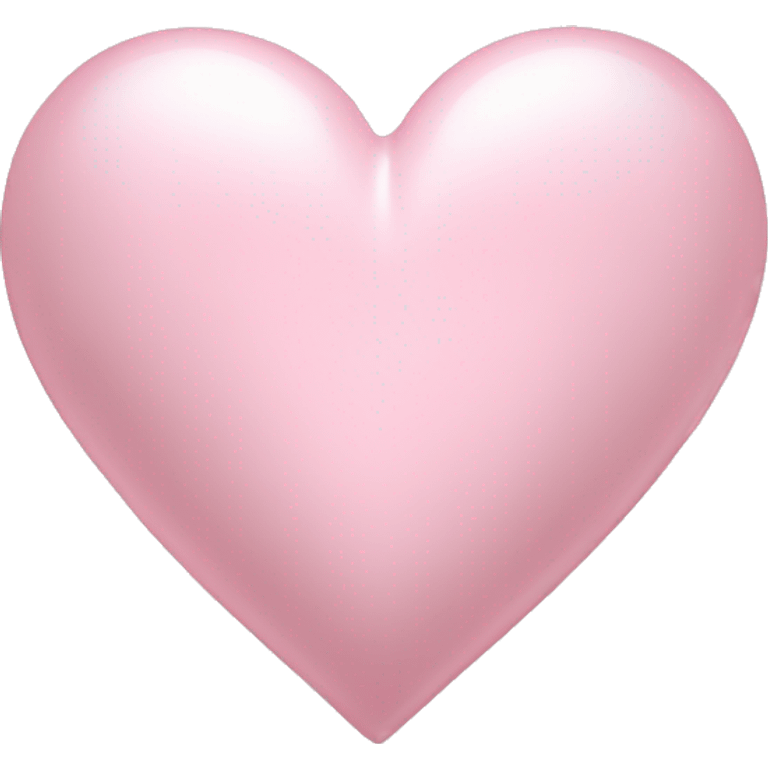 pearl light pink heart emoji