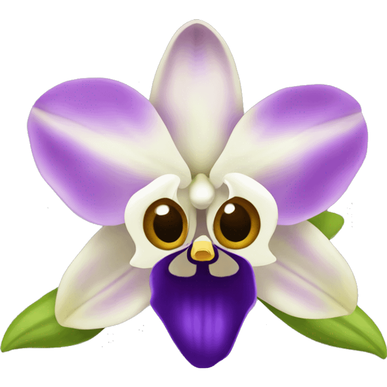 orquídea emoji