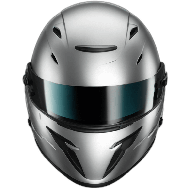 racing helmet in inox emoji