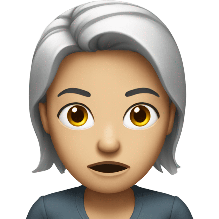 Woman angry  emoji