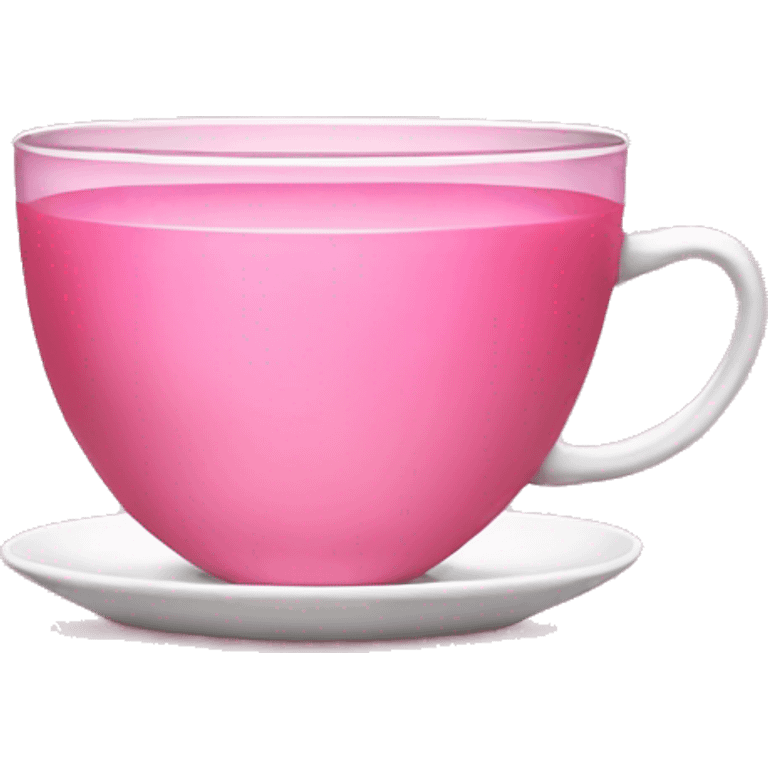 pink tea emoji