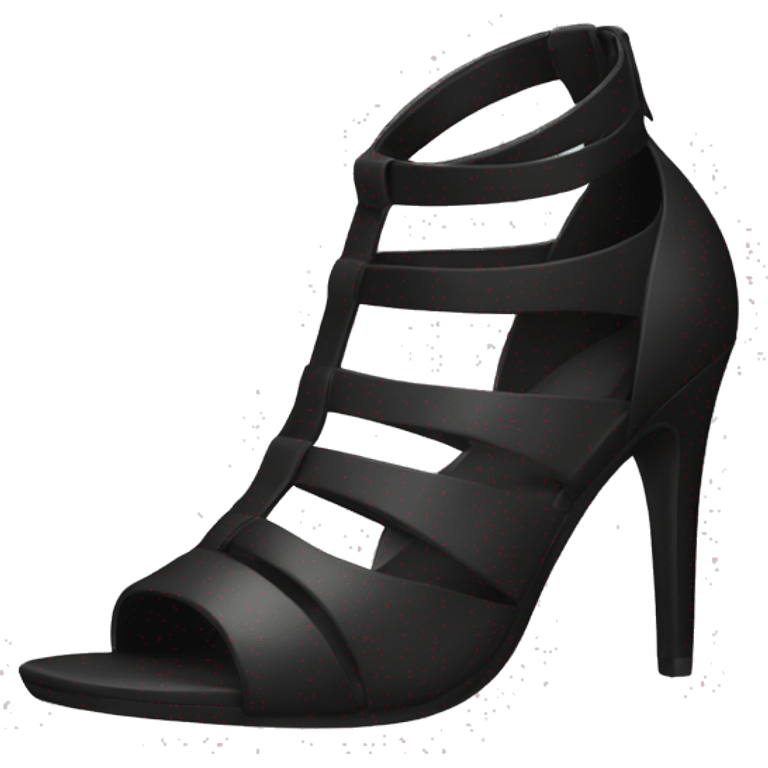 Black highhp heel emoji