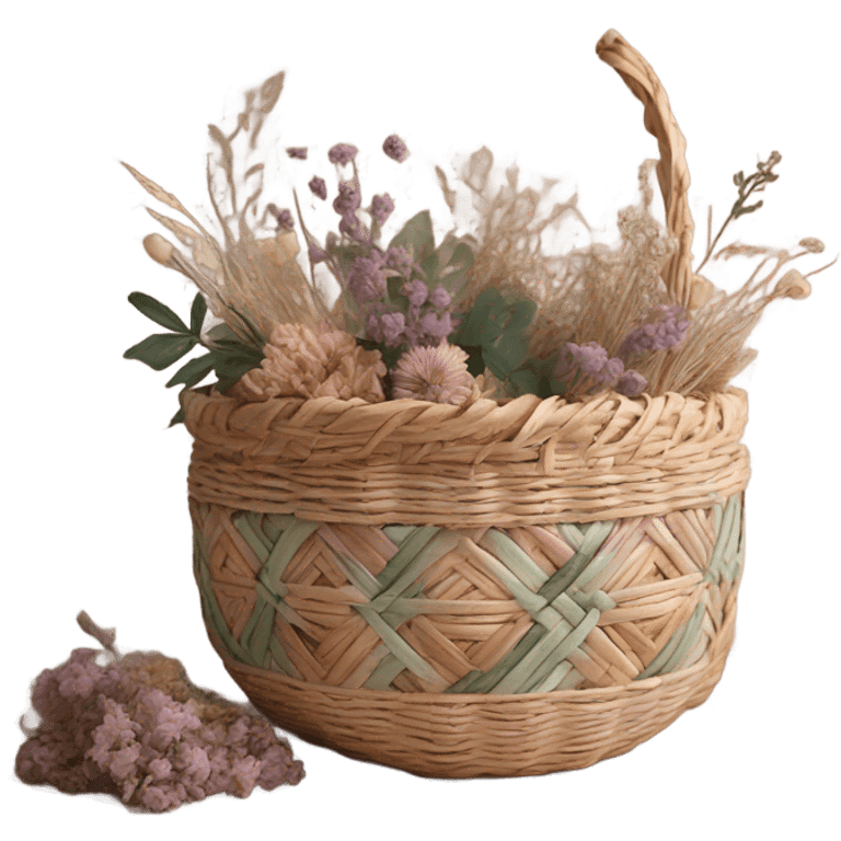 aesthetic basket emoji