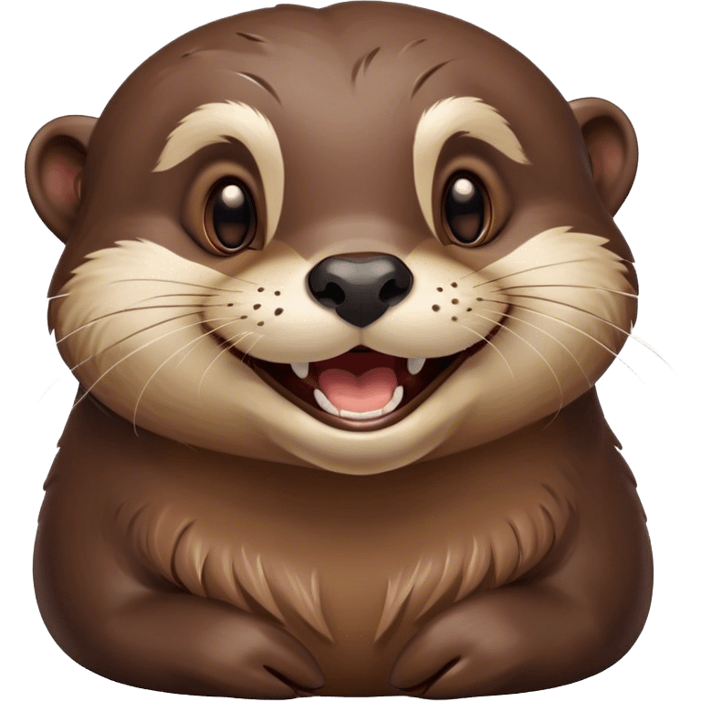 Otter laughing emoji