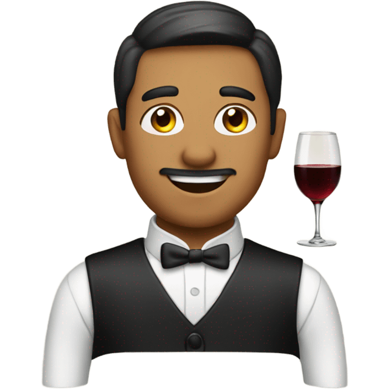 Wine waiter emoji