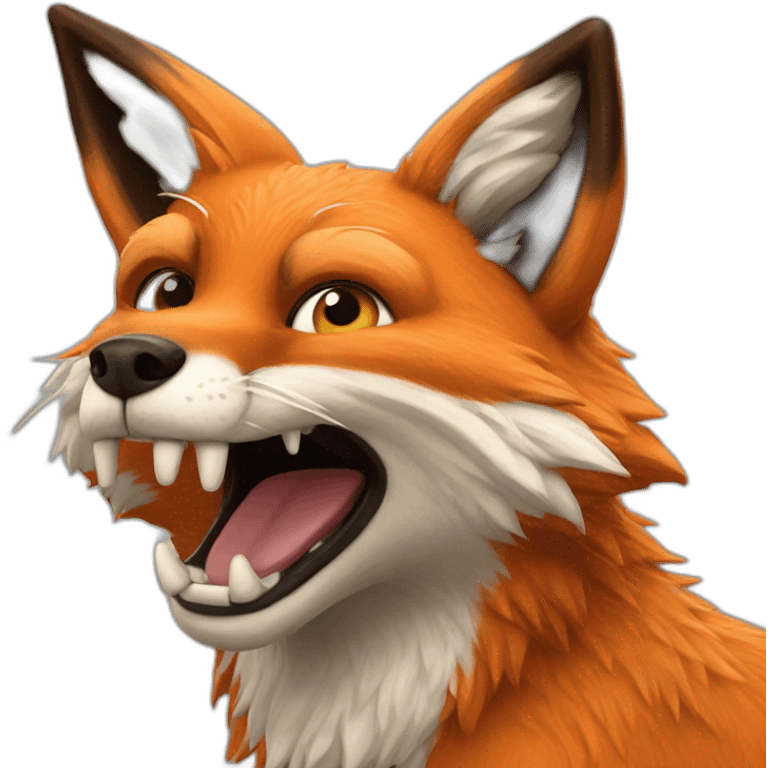 crazy fox emoji