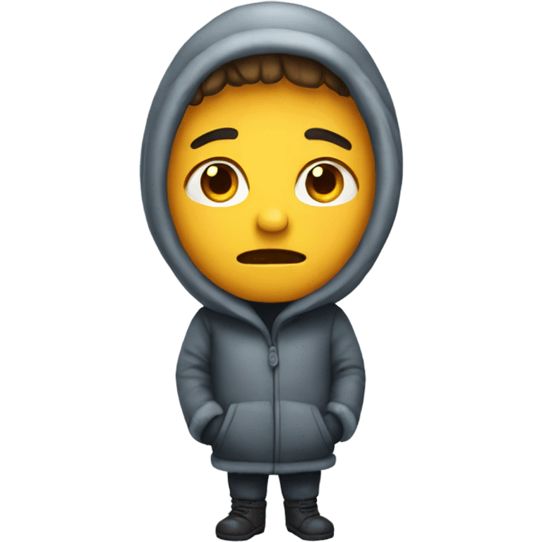 Freezing cold emoji