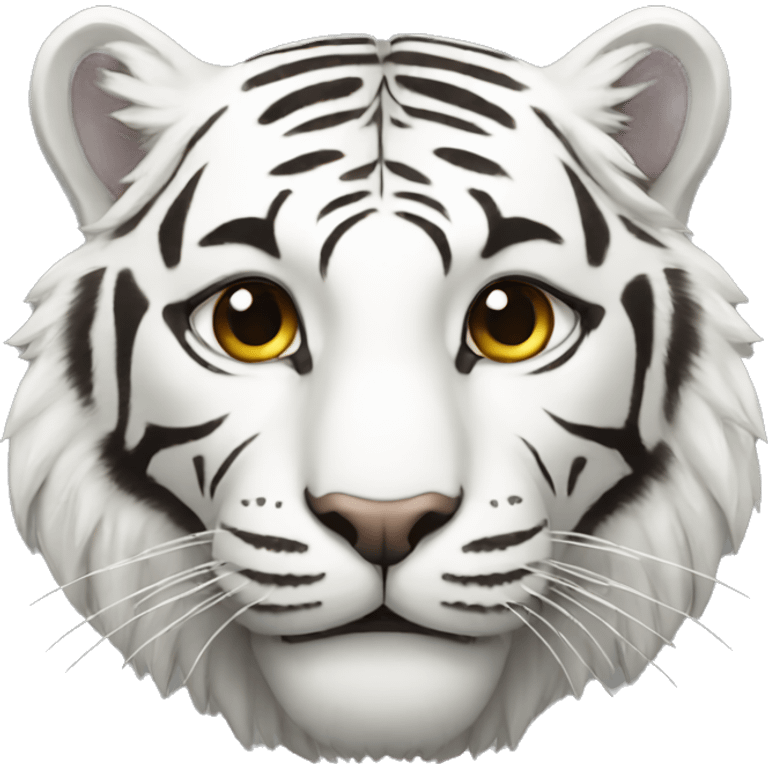 white tiger emoji