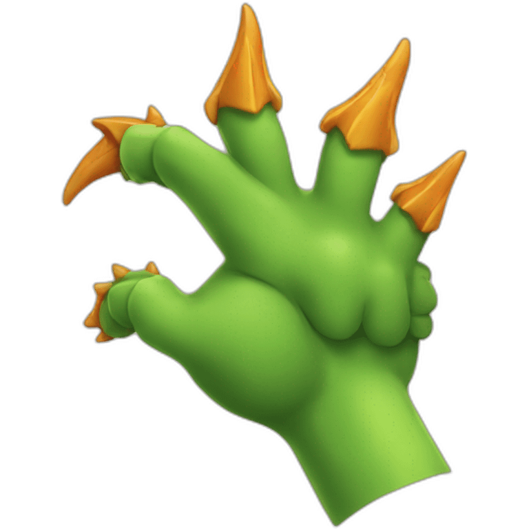 dragon claw thumbs up emoji