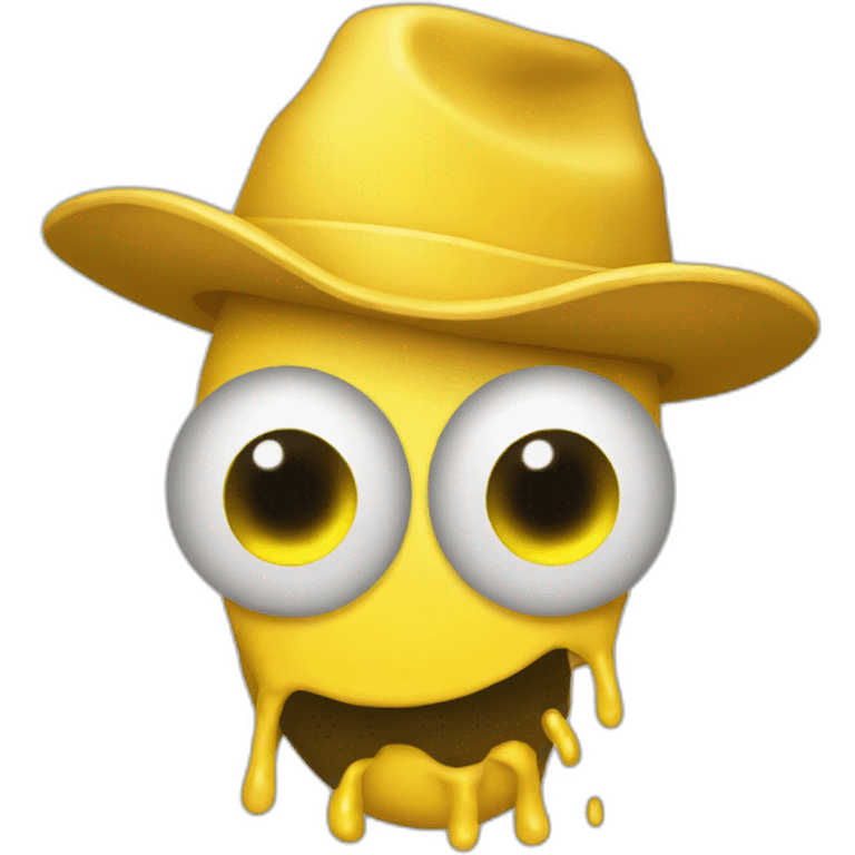 maggot yellow hat emoji