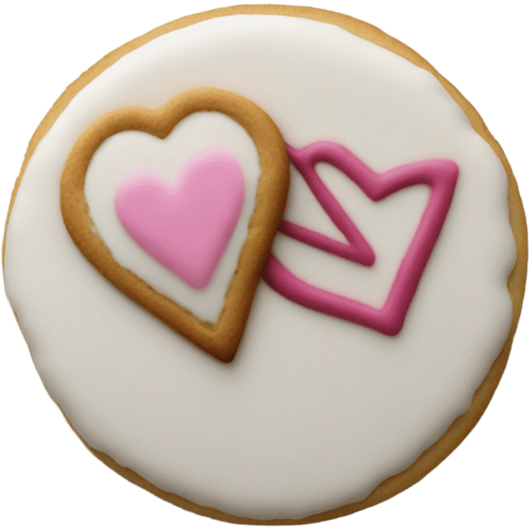 cookie heart with motorcycle  emoji