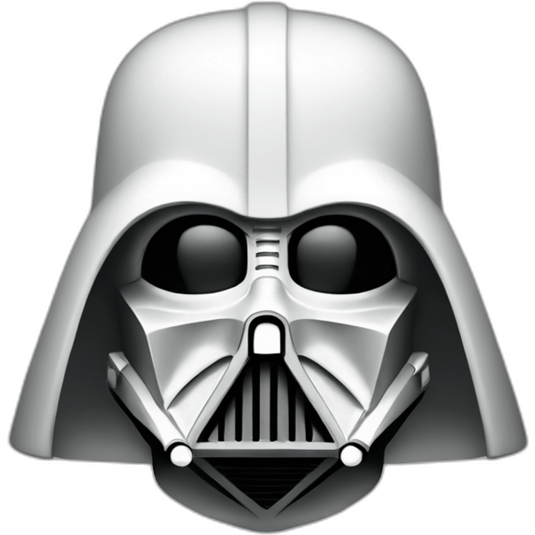 Darth Vader white emoji