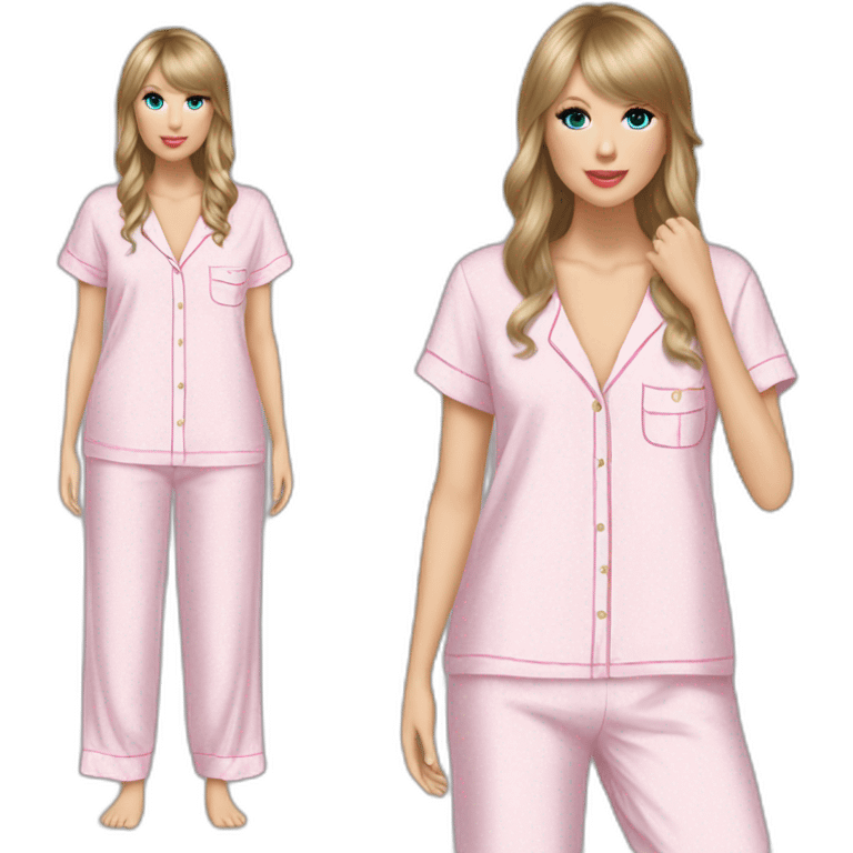 Taylor swift pyjamas emoji