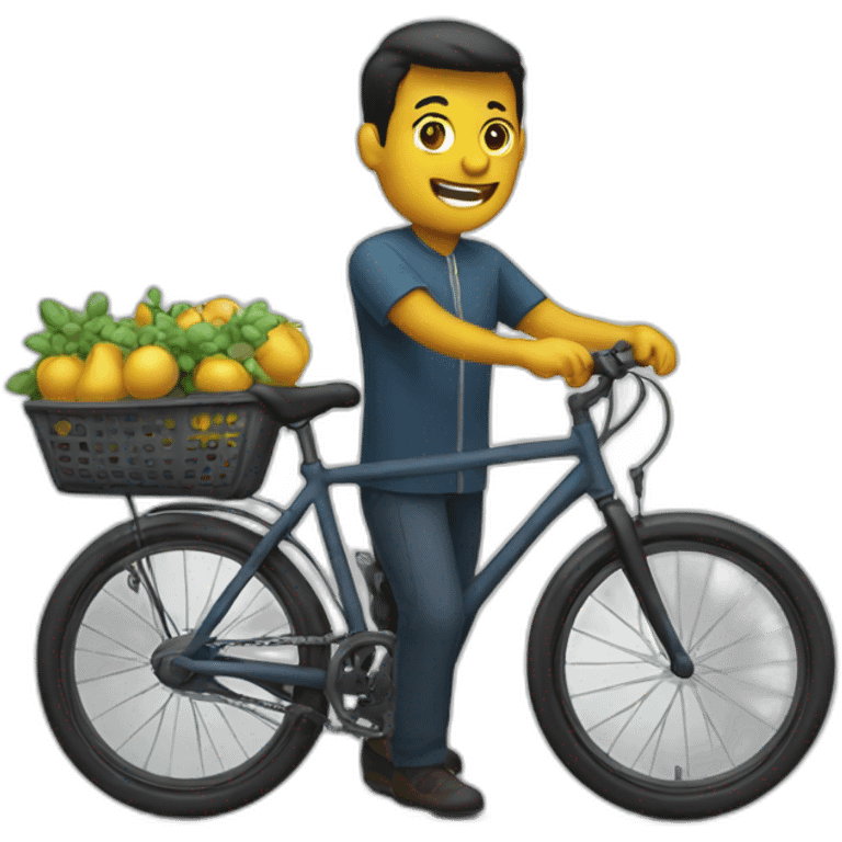 Bike seller  emoji