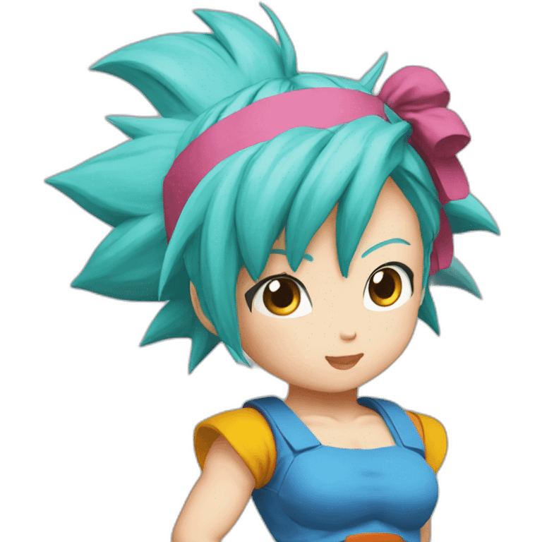 Bulma super sayen 4 emoji