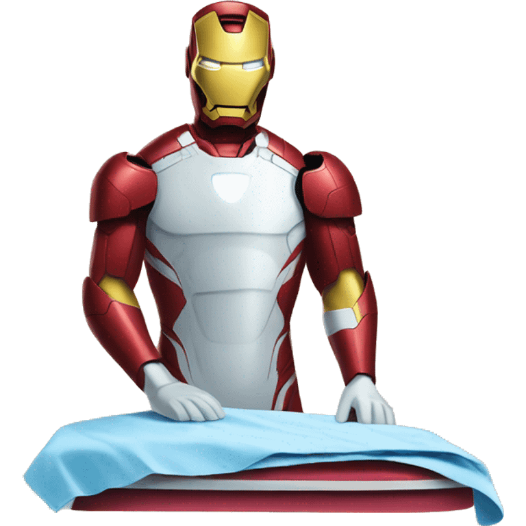 ironman ironing clothes emoji