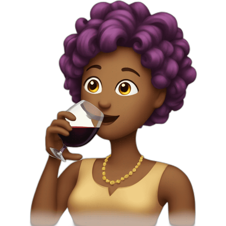 4 wine drinking ladies emoji