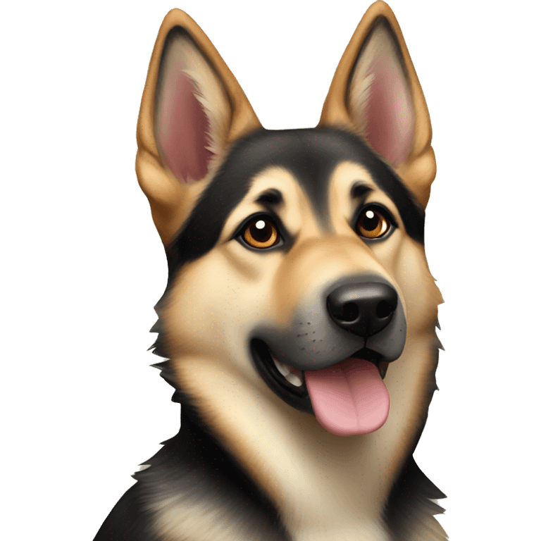 German Shepard husky mix  emoji