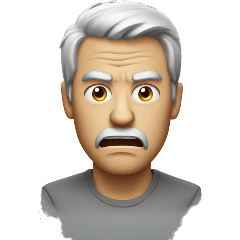 Angry man emoji