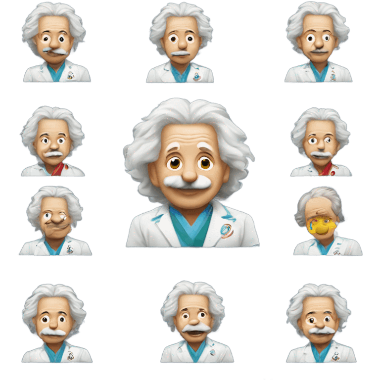 Albert Einstein in the Olympics emoji