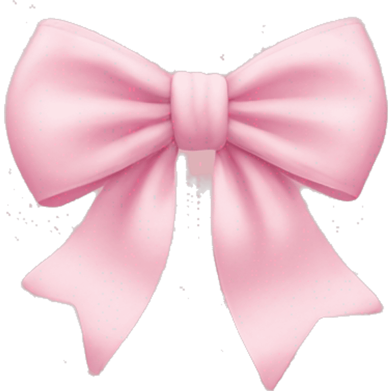 cute bow light pink  emoji