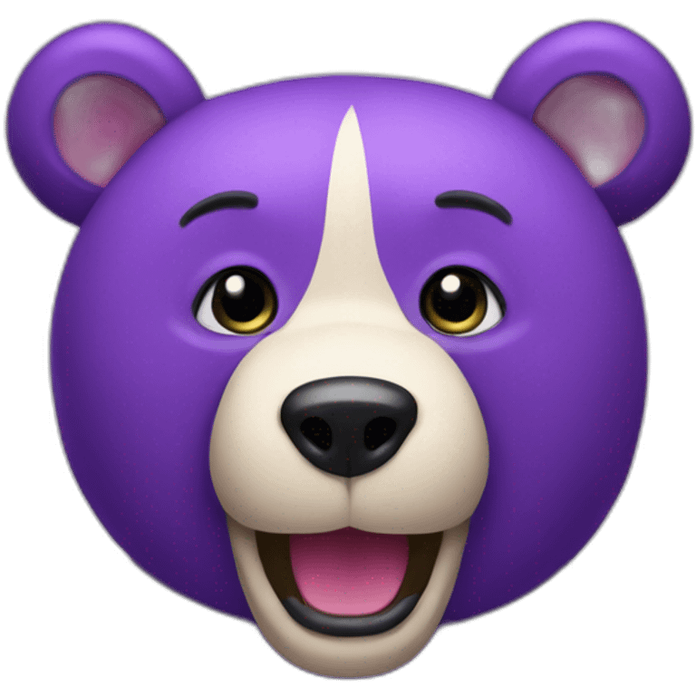 purple bear emoji