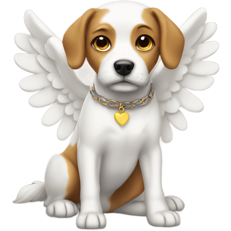 Angel dog  emoji