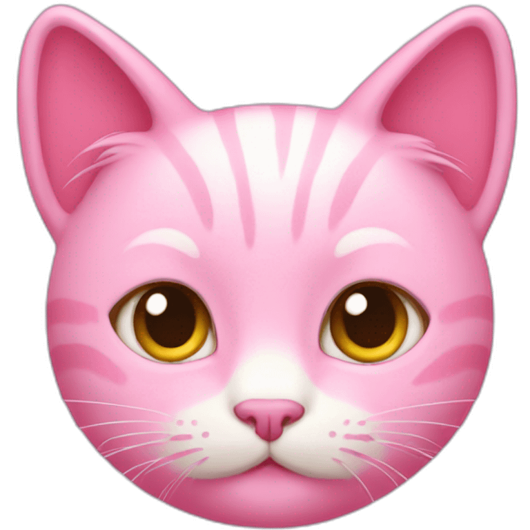 Pink kitty emoji