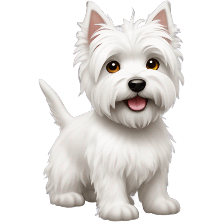 A Westie  emoji