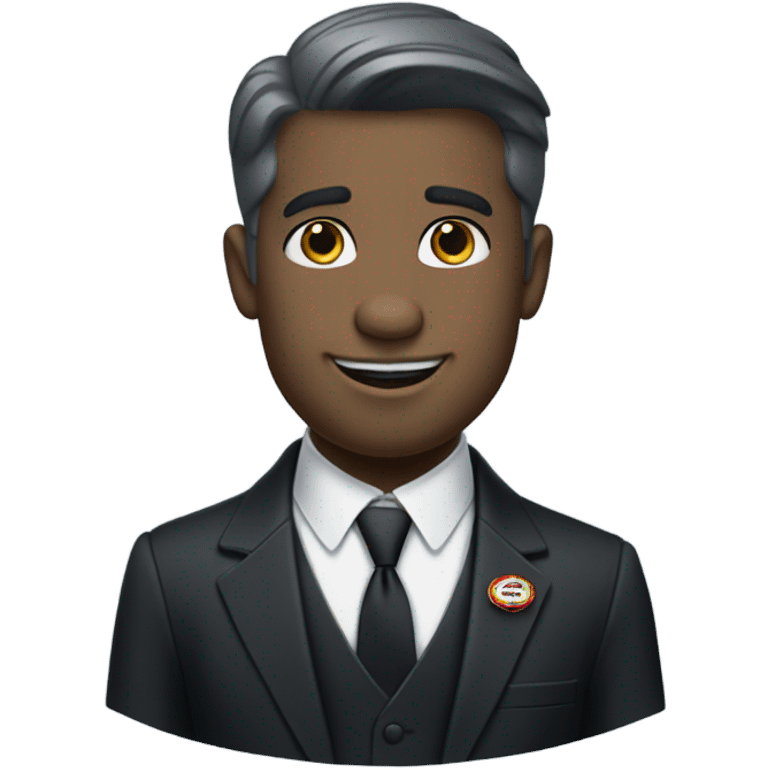 tomas the tank engine in a president outfit emoji