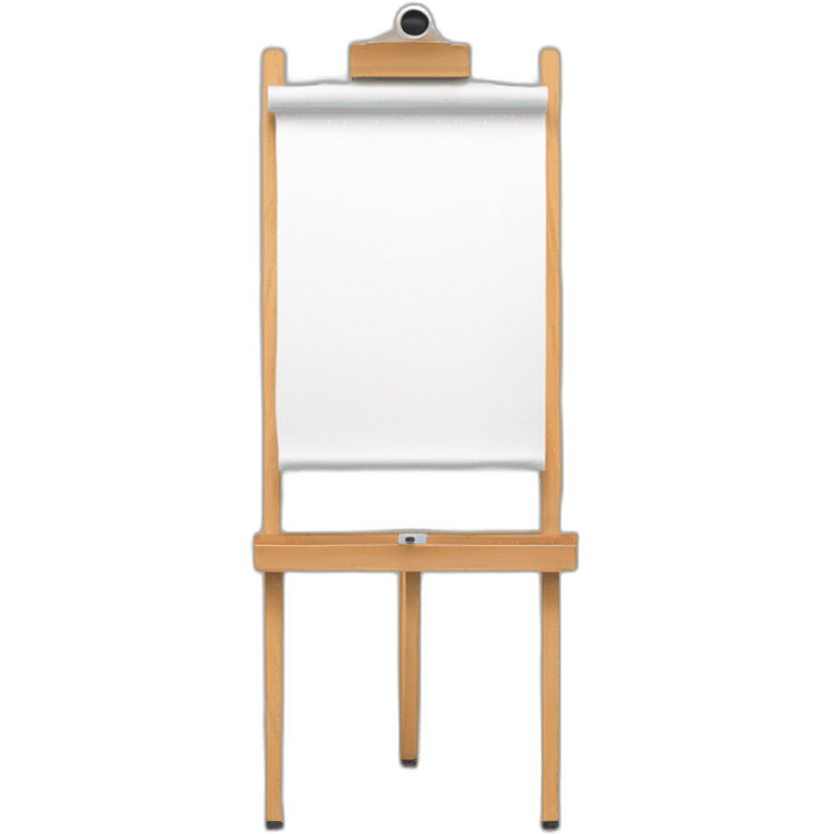 marker board Flipchart without face emoji