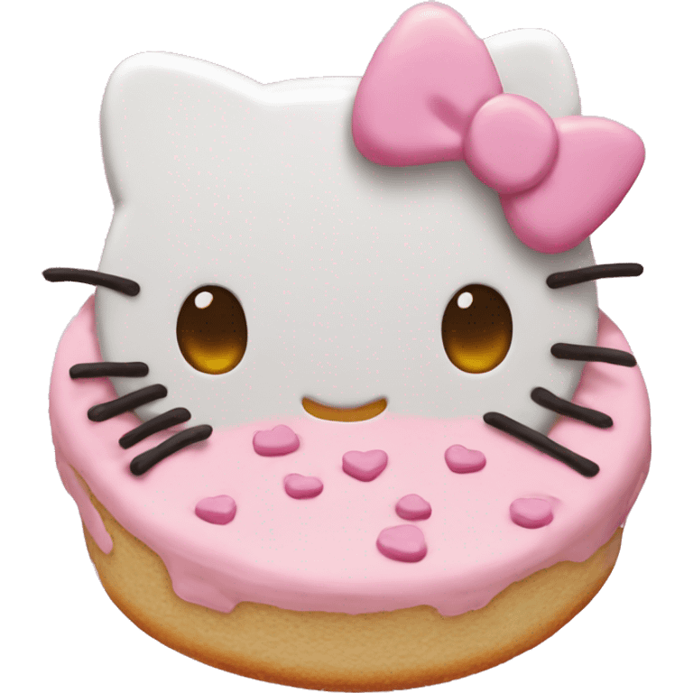 Hello kitty cookie emoji