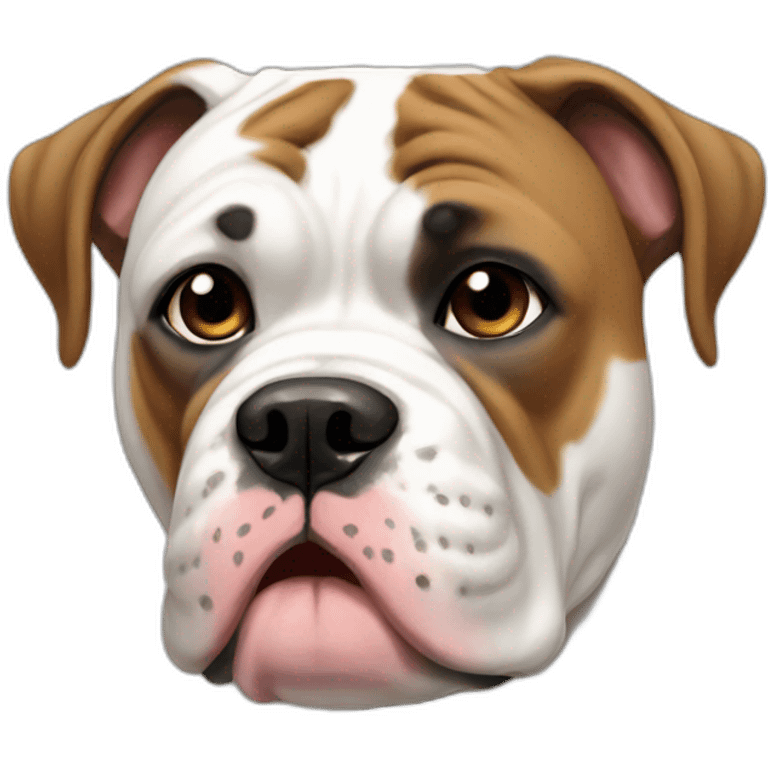 An American Bulldog emoji