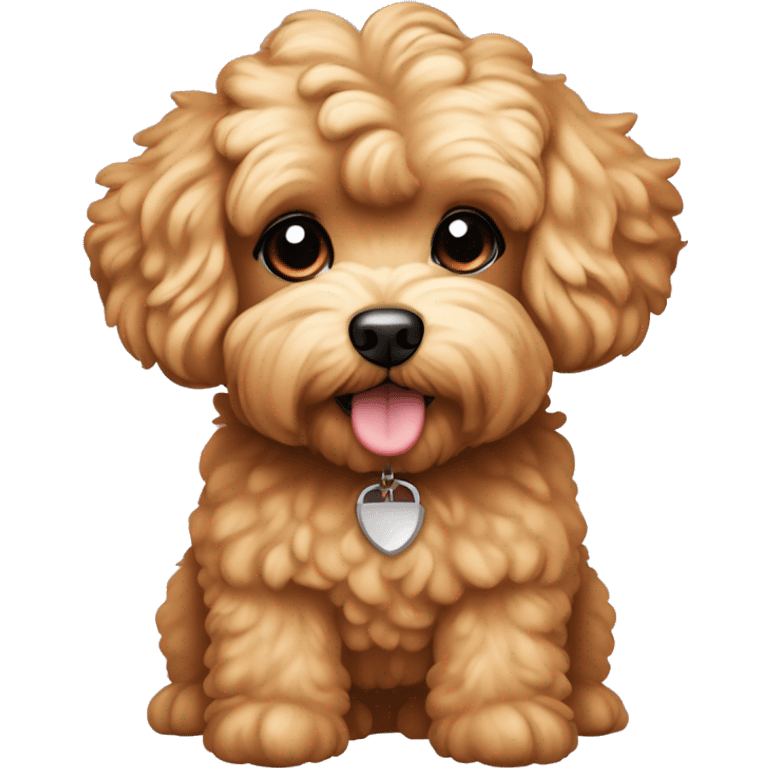 caramel colored maltipoo emoji