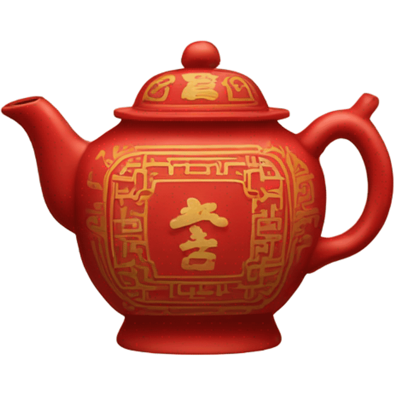 China teapot red emoji