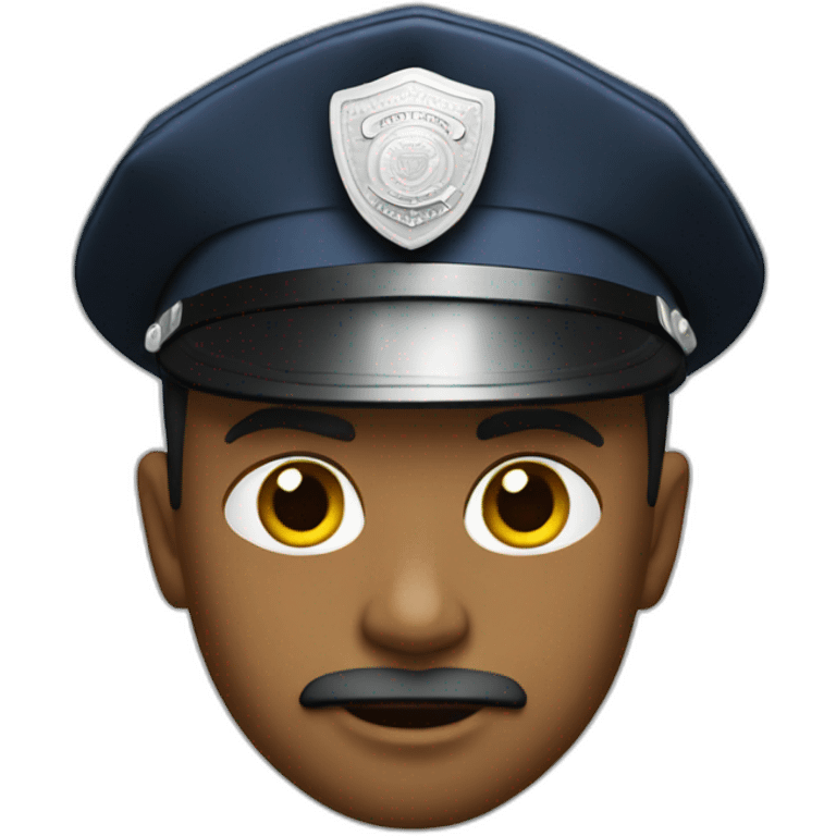 police whithe emoji