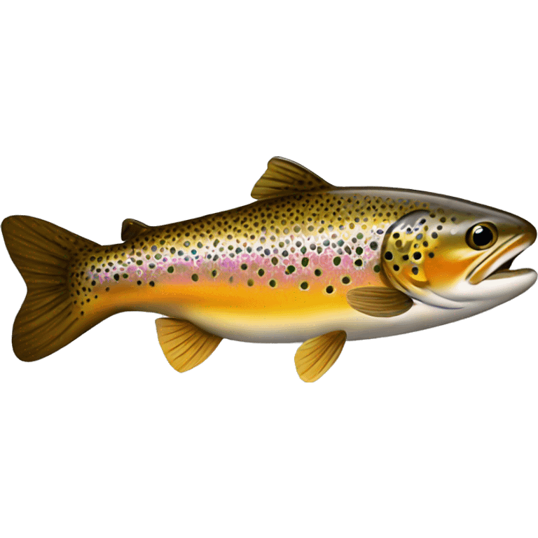 Brown trout emoji