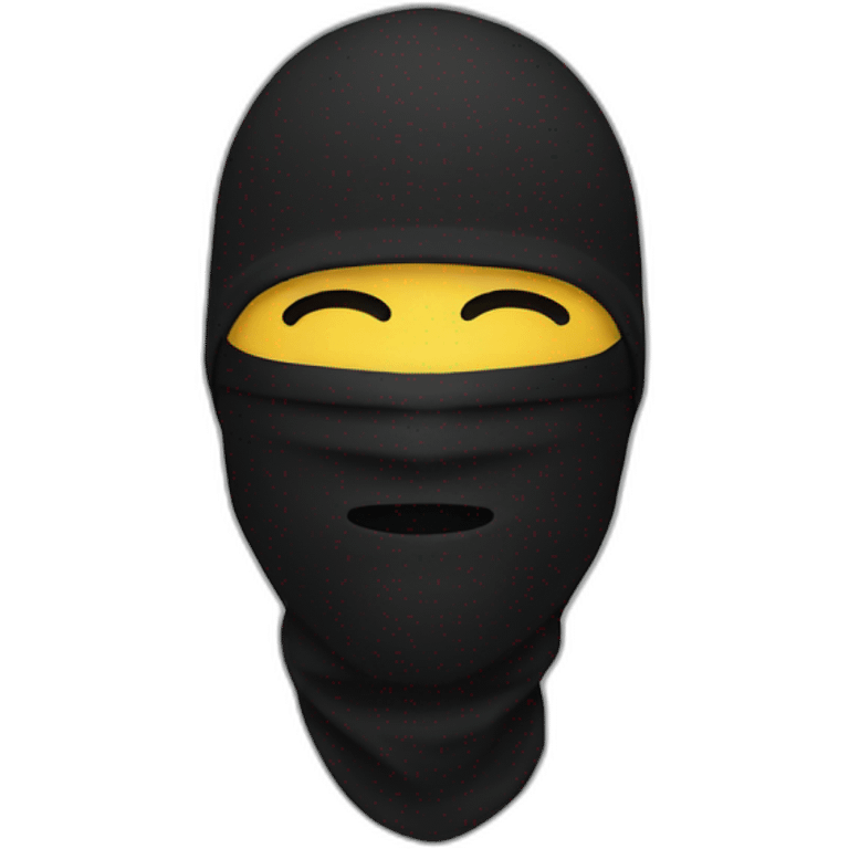 Balaclava mask emoji