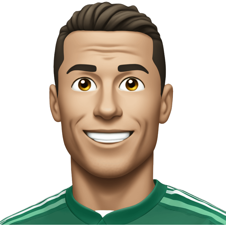 Cristiano Ronaldo doing suuiiii emoji