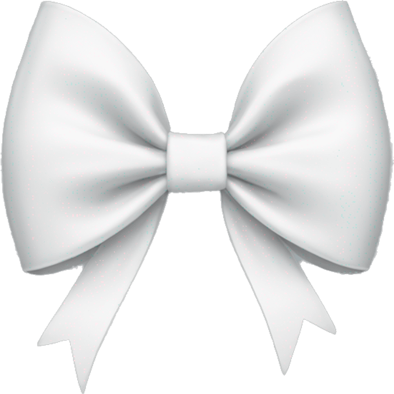 white bow emoji