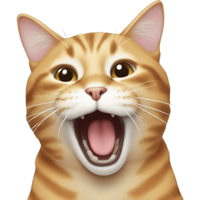 cat yawning  emoji