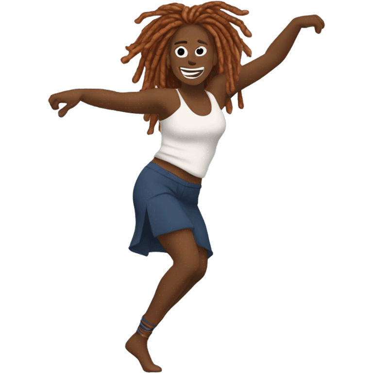 dance jazzy and it’s Auburn dreads emoji